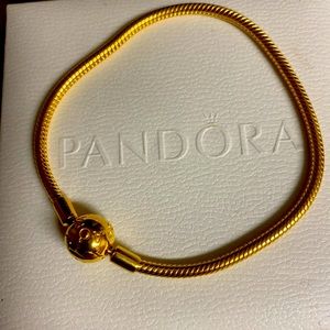 Pandora gold bracelet